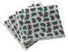HOLLY PRINT- 3 1/4 X 3 1/4 Candy Wrapper FOIL Sheets (Qty 125)